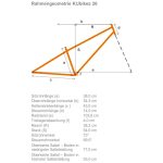 KUbikes 26 MTB 8-Speed Kids Bike - pink - Image 2