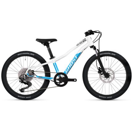 Ghost KATO FULL PARTY - 20" Kids Bike - 2024 - pearl white / bright blue glossy