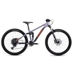 Ghost RIOT YOUTH PRO - 27.5" Youth Mountainbike - 2024 - purple grey / matt black / monarch orange