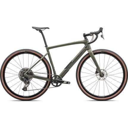 Specialized DIVERGE COMP - Carbon Gravel Bike - 2024 - satin oak green / smoke