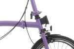 Brompton C Line Explore - 6-Speed - High Bar - Telescopic Seatpost - Rear Rack & Dynamo - 16" Folding Bike - 2024 - Pop Lilac - Image 4