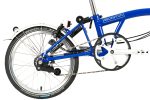 Brompton C Line Utility - 3-Speed - High Bar - Telescopic Seatpost - Dynamo - 16" Folding Bike - 2022 - picadilly blue matt - Image 4