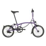 Brompton C Line Explore - 6-Speed - Low Bar - Standard Seatpost - Rear Rack & Dynamo - 16" Folding Bike - 2024 - Pop Lilac - Image 2
