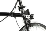 Brompton C Line Explore - 6-Speed - Mid Bar - Standard Seatpost - Dynamo - 16" Folding Bike - 2022 - black matt - Image 6