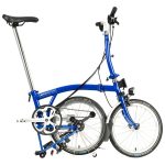 Brompton C Line Explore - 6-Speed - Mid Bar - Standard Seatpost - Dynamo - 16" Folding Bike - 2022 - picadilly blue matt - Image 2