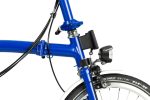 Brompton C Line Explore - 6-Speed - Mid Bar - Standard Seatpost - Dynamo - 16" Folding Bike - 2022 - picadilly blue matt - Image 6