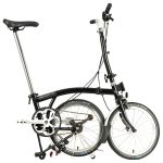 Brompton C Line Utility - 3-Speed - High Bar - Extended Seatpost - 16" Folding Bike - 2022 - black matt - Image 2