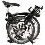 Brompton C Line Utility - 3-Speed - High Bar - Extended Seatpost - 16" Folding Bike - 2022 - black matt - Image 3
