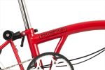 Brompton C Line Utility - 3-Speed - High Bar - Extended Seatpost - 16" Folding Bike - 2022 - house red matt - Image 5