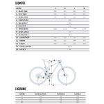 Orbea ALMA M PRO Mountain Bike - 2023 - Deep Red Carbon (gloss/matt) - Image 2