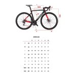 Wilier CENTO10 SL Disc - 105 Di2 - NDR38 - Carbon Roadbike - 2023 - black red matt - Image 2