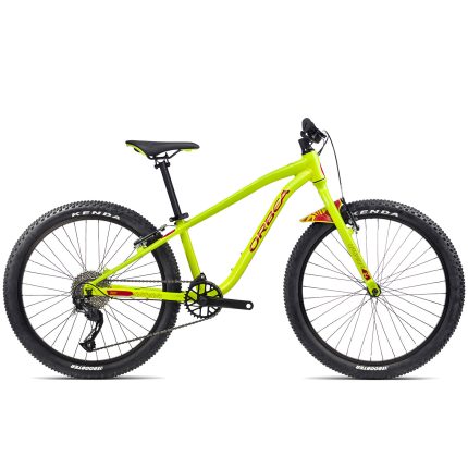 Orbea MX 24 TEAM - 24" Kids MTB - 2023 - Lime Green - Red (gloss)