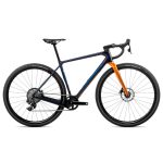 Orbea Terra M31e Team 1X - Rival XPLR eTAP AXS Gravel Bike - 2023 - blue carbon / leo orange