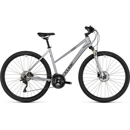 CUBE NATURE EXC - Women Cross Bike - 2023 - polarsilver / black A00