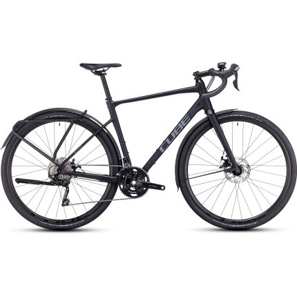 CUBE NUROAD Pro FE - Gravel Bike - 2023 - metalblack / grey