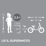 Puky LR 1L Plus - 12.5" Children's Running Bike - SUPERMOTO Edition - black - Image 6