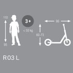 Puky R 03L Balloon Scooter - black - Image 2