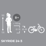 Puky SKYRIDE 24-3 - 24" Kids Bike | Shimano / 3 Gears - berry - Image 4
