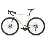 Orbea ORCA M30i - 105 Di2 Carbon Road Bike - 2024 - Ivory White - Burgundy (gloss) - Vulcano (matt) - Image 3