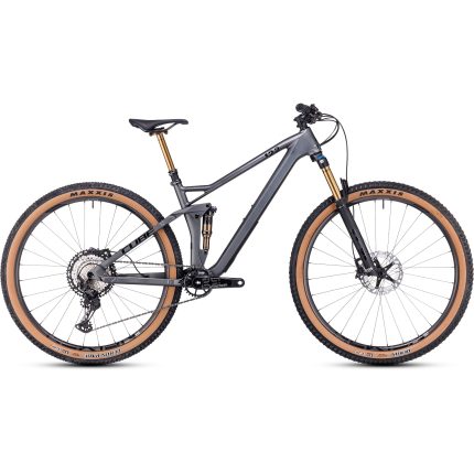 CUBE STEREO ONE22 HPC SLT - 29" Carbon Mountainbike - 2023 - prizmsilver / grey