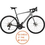 Cannondale SYNAPSE CARBON 2 RLE - Shimano Ultegra Di2 Roadbike - 2023 - grey A01