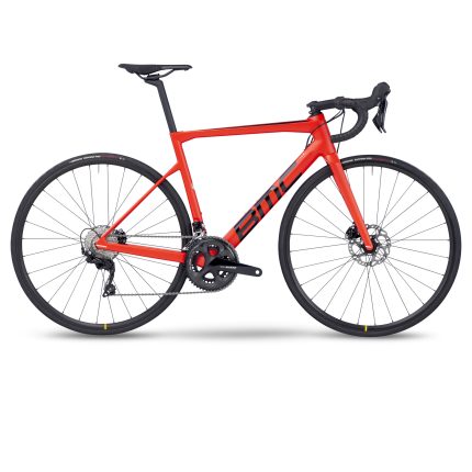 BMC TEAMMACHINE SLR SIX - Carbon Roadbike - 2023 - neon red / black