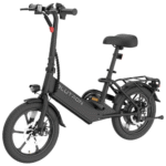 Blutron EB350F 350W Foldable Compact Electric Bike - Black