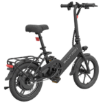 Blutron EB350F 350W Foldable Compact Electric Bike - Black - Image 2