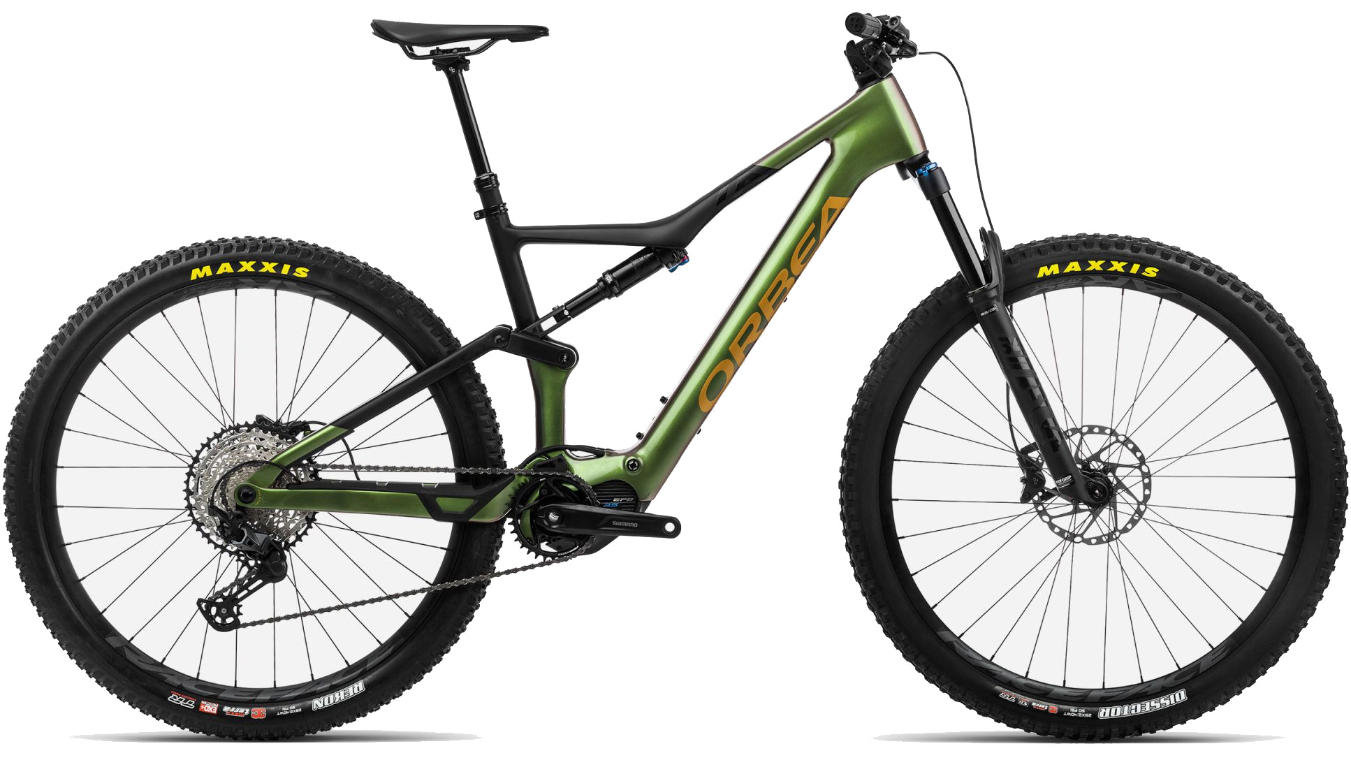 34022-en-bi003724-gloss-chameleon-goblin-greenmatt-black.jpg Orbea Rise M20 20mph E-Bike 2023 - Image 1