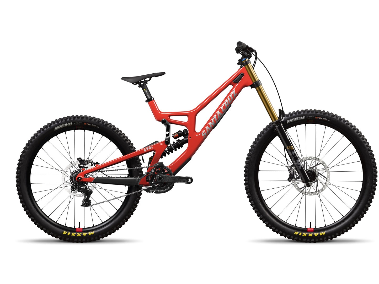 MY24_V10_CC_X01_GlossRed-1.jpg Santa Cruz V10 8 Cc X01 Bike - Image 1
