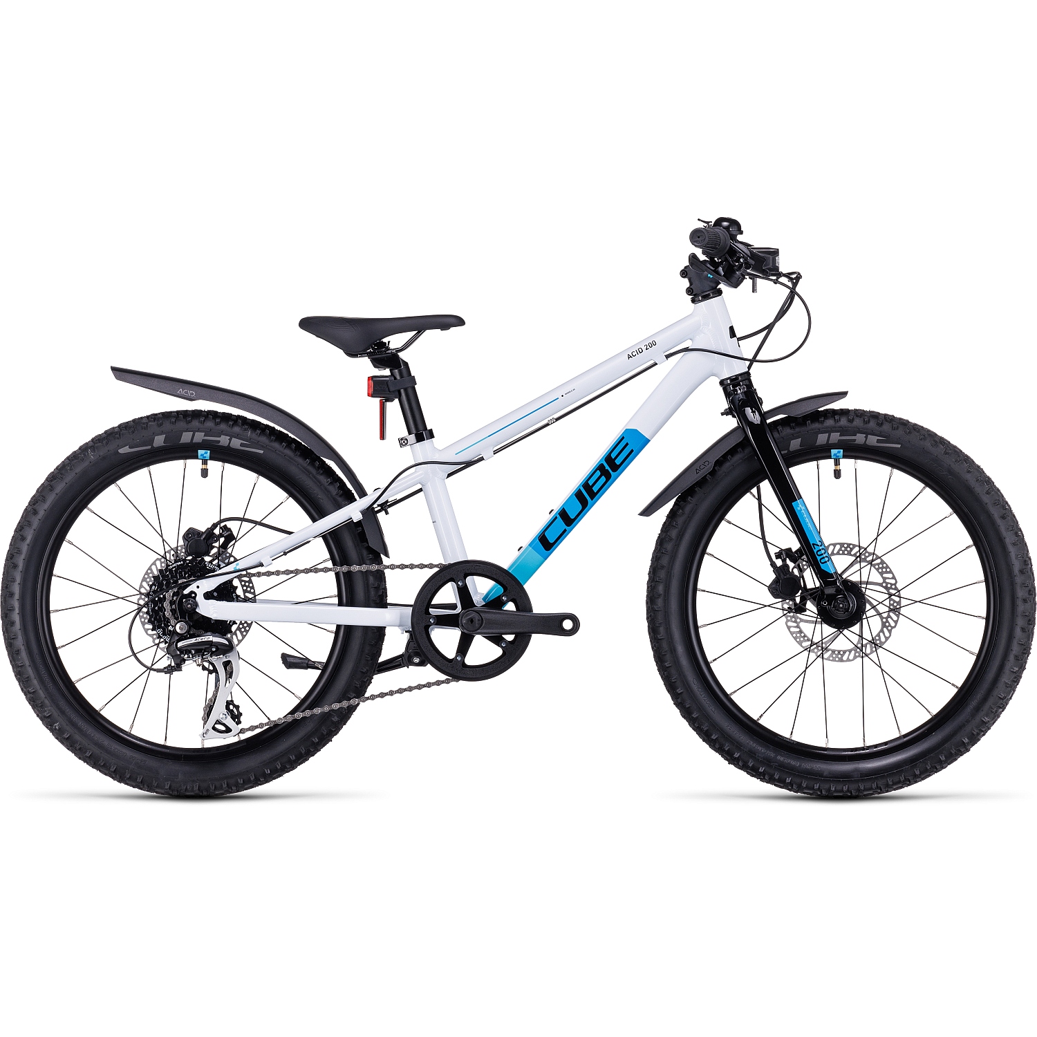 acid-200-disc-allroad-white-blue-1371886.jpg CUBE ACID 200 Disc Allroad - 20" Children's Bike - 2023 - white / blue - Image 1