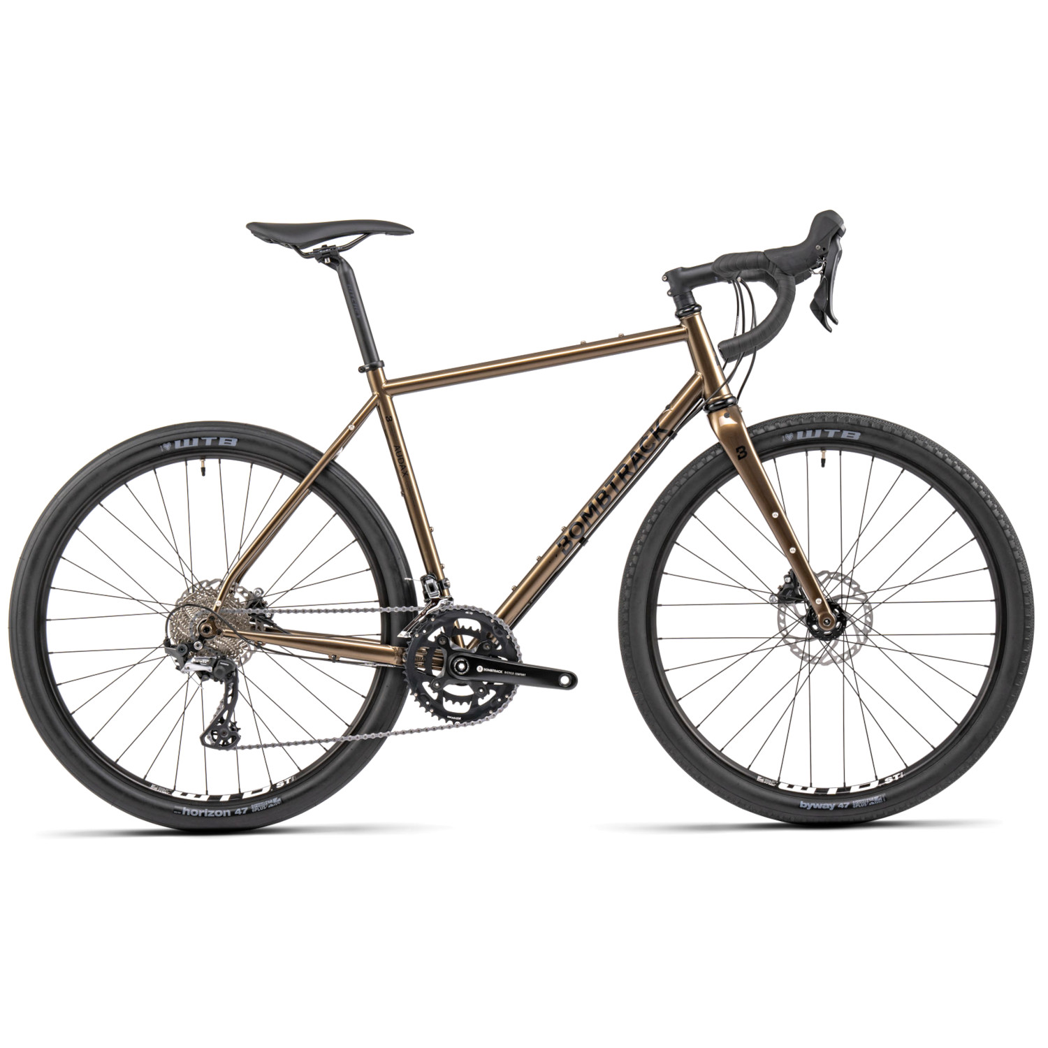 bt-my24-audax-metallic-brown-01-1619661.jpg Bombtrack AUDAX - 27.5" Gravel Bike - 2024 - metallic dark brown - Image 1