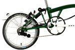 Brompton C Line Utility - 3-Speed - High Bar - Telescopic Seatpost - Dynamo - 16" Folding Bike - 2022 - racing green matt - Image 4