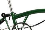 Brompton C Line Utility - 3-Speed - High Bar - Telescopic Seatpost - Dynamo - 16" Folding Bike - 2022 - racing green matt - Image 5