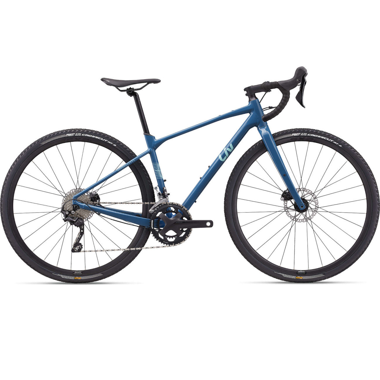 my22devote1-coloragrayishblue-1116016.jpg Liv DEVOTE 1 - GRX/Tiagra Women Gravel Bike - 2024 - grayish blue - Image 1