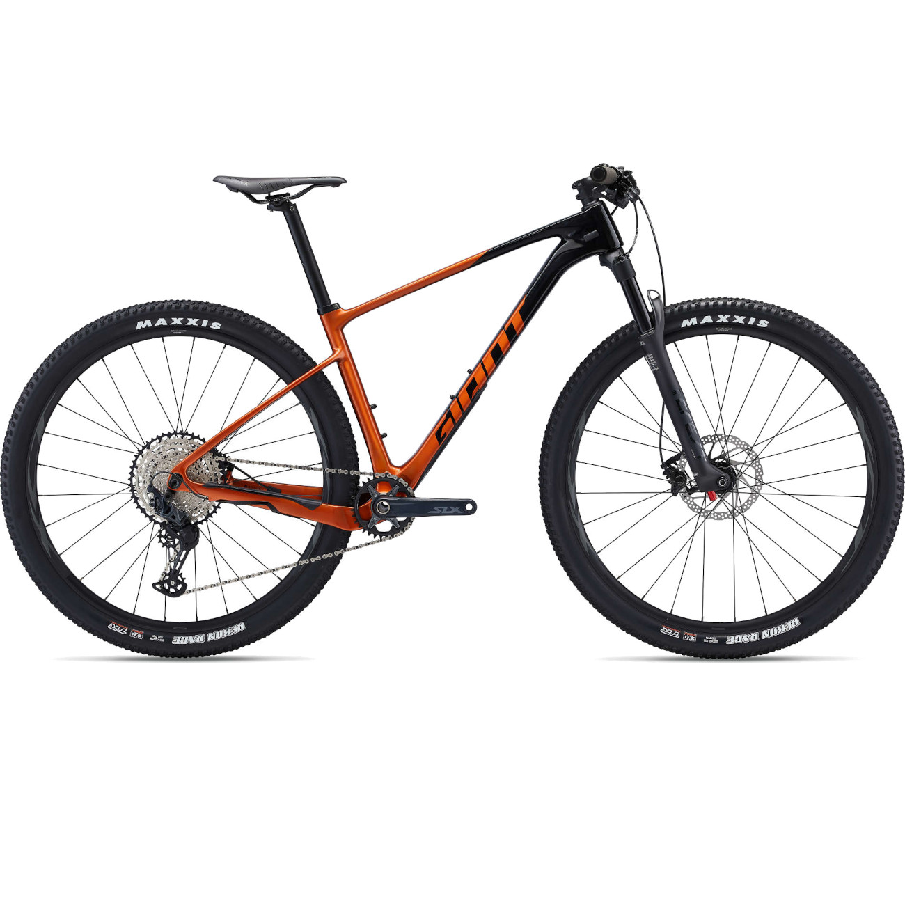my22xtcadvanced292-black-1092620.jpg Giant XTC ADVANCED 2 - 29" SLX Mountainbike - 2022 - black / amber glow - Image 1