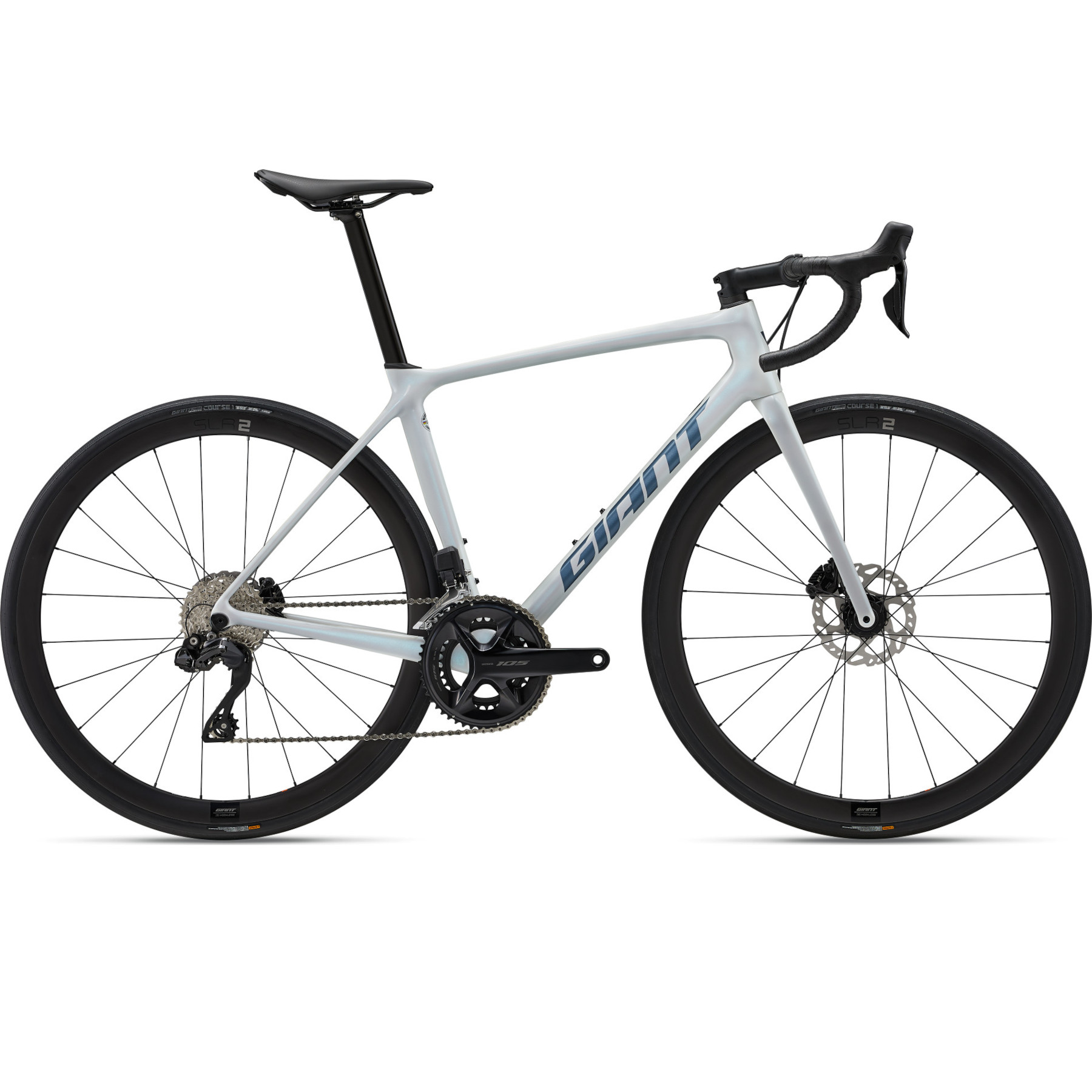 my23tcradvanced1plusdisc-pccolorb-unicornwhite-1499485.jpg Giant TCR ADVANCED Disc 1+ - Carbon Road Bike - 2023 - unicorn white - Image 1