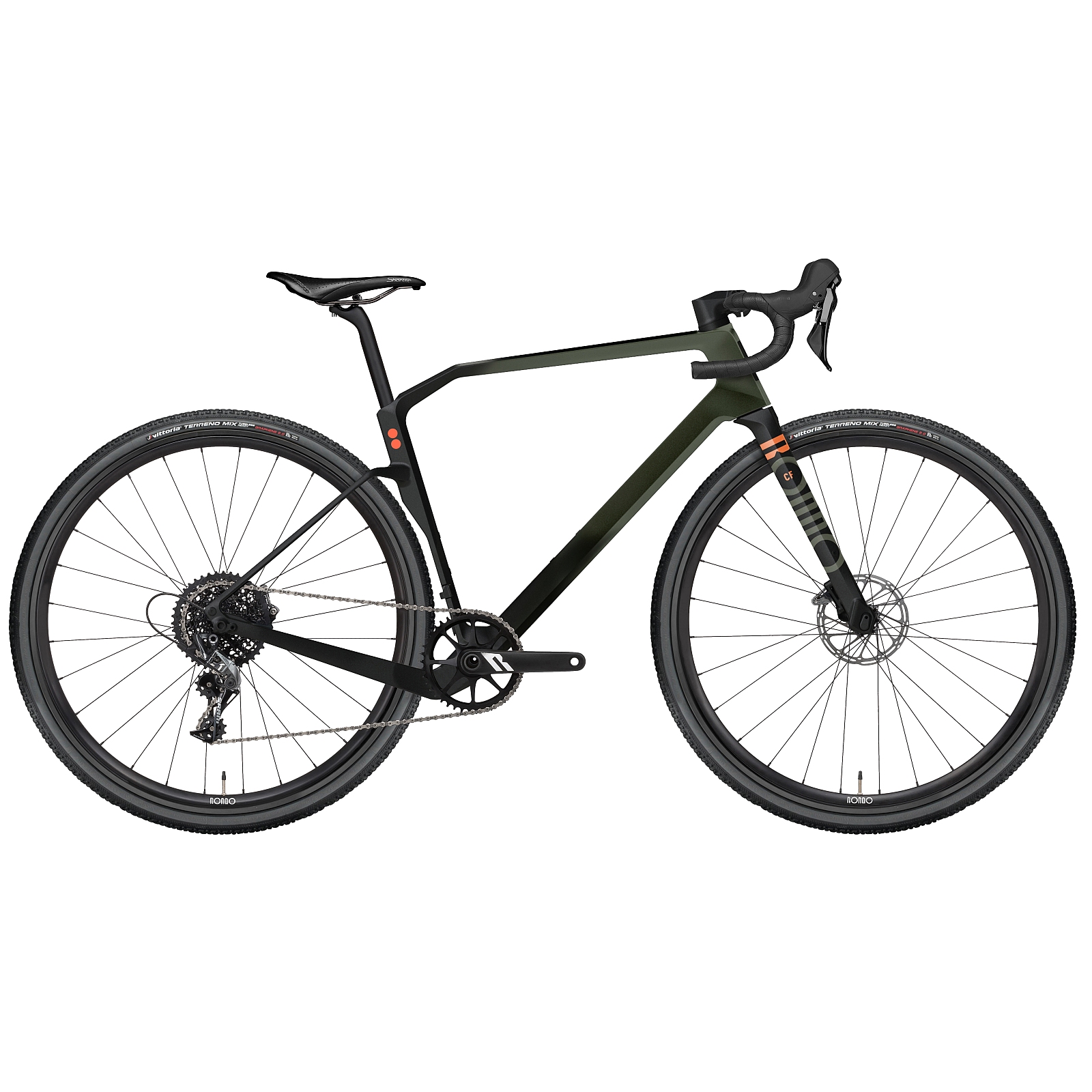 mylc-cf2-green-black-1-1280348.jpg Rondo MYLC CF2 - Carbon Gravel Bike - 2022 - green/black - Image 1