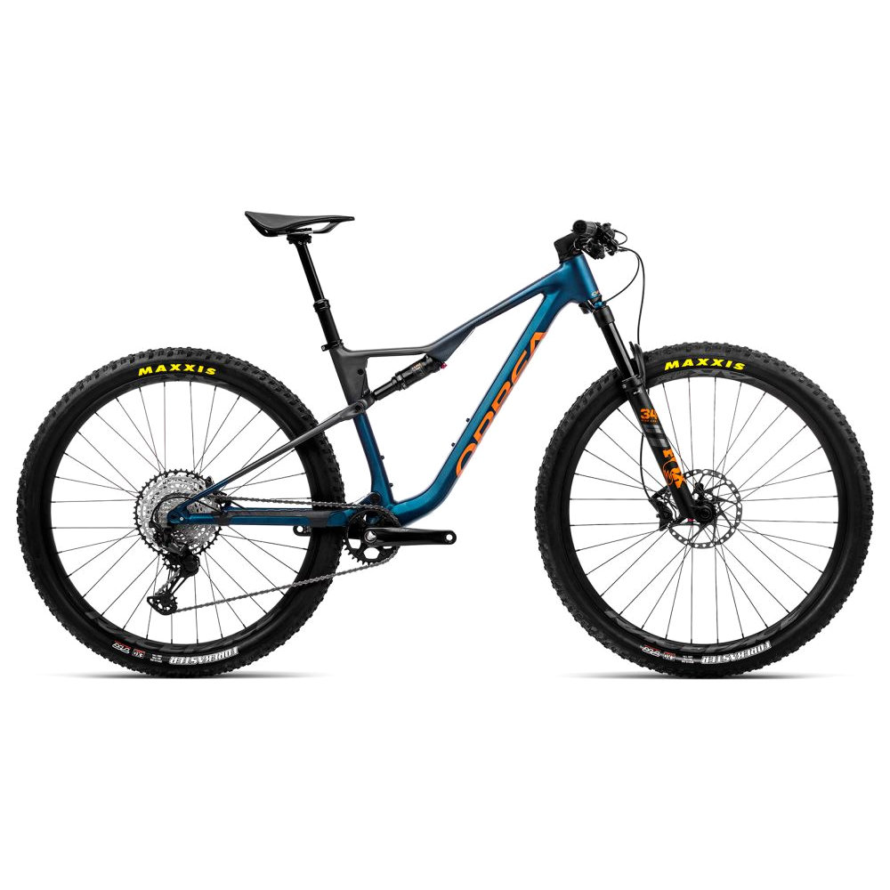CREATOR: gd-jpeg v1.0 (using IJG JPEG v62), quality = 80 Orbea OIZ H10 XT Mountain Bike - 2023 - Moondust Blue - Orange (matt) - Image 1