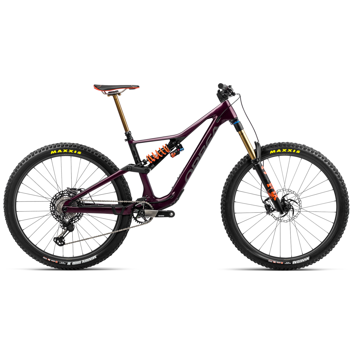 n27005lp-orbea-rallon-m-ltd-lp-side-rallon-mulberry-1386522.jpg Orbea RALLON M-LTD - 29" Carbon Mountain Bike - 2023 - Metallic Mulberry (gloss-matt) - Image 1