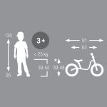 Puky LR XL BR Classic Balance Bike - retro-rosé - Image 2