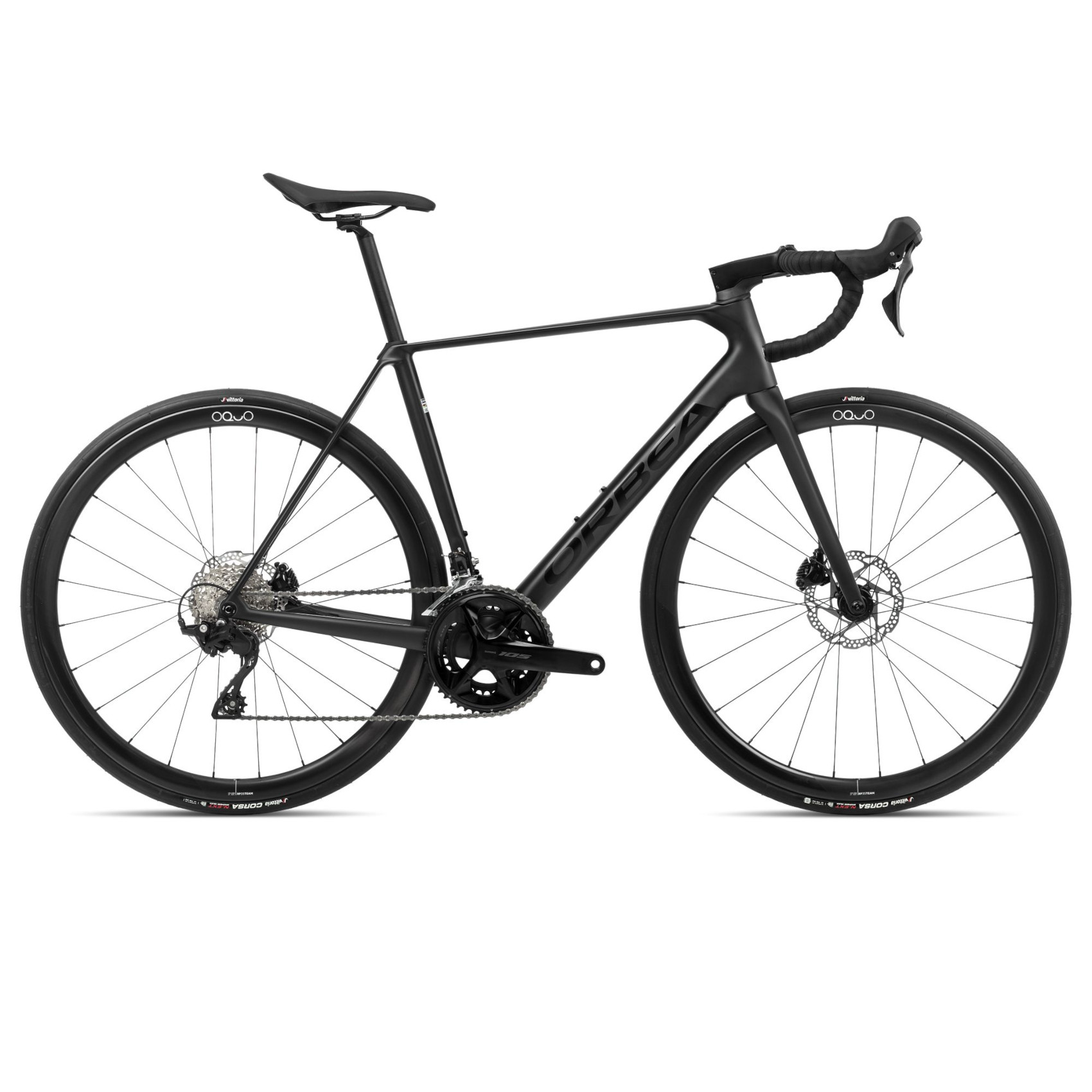 CREATOR: gd-jpeg v1.0 (using IJG JPEG v62), quality = 80 Orbea ORCA M35 - Carbon Road Bike - 2024 - Vulcano-Black (matt) - Black (gloss) - Image 1