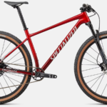 Specialized Chisel Comp Gloss Red Tint Fade Over Brushed Silver / Tarmac Black / White w/ Gold Pearl 2022