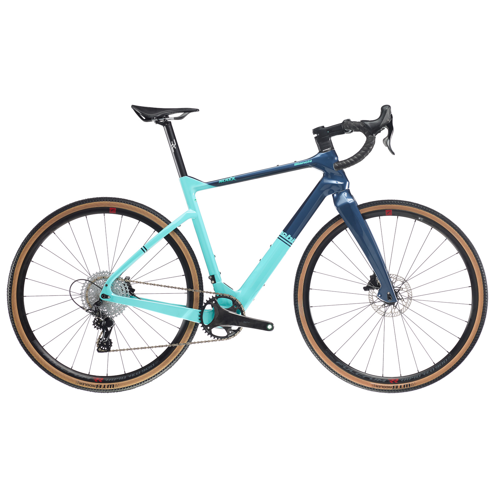 HyperFocal: 0 Bianchi ARCADEX Disc - Ekar - Carbon Gravel Bike - 2023 - CK16 / blue note - Image 1